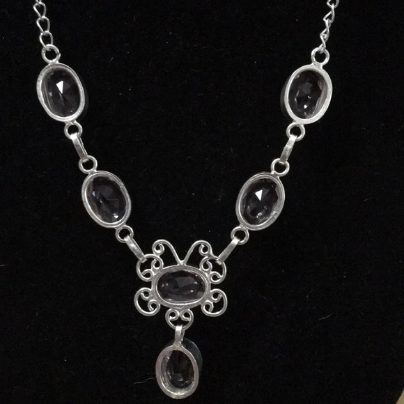 PINK Kunzite Sterling Silver Necklace - Picture 4 of 7